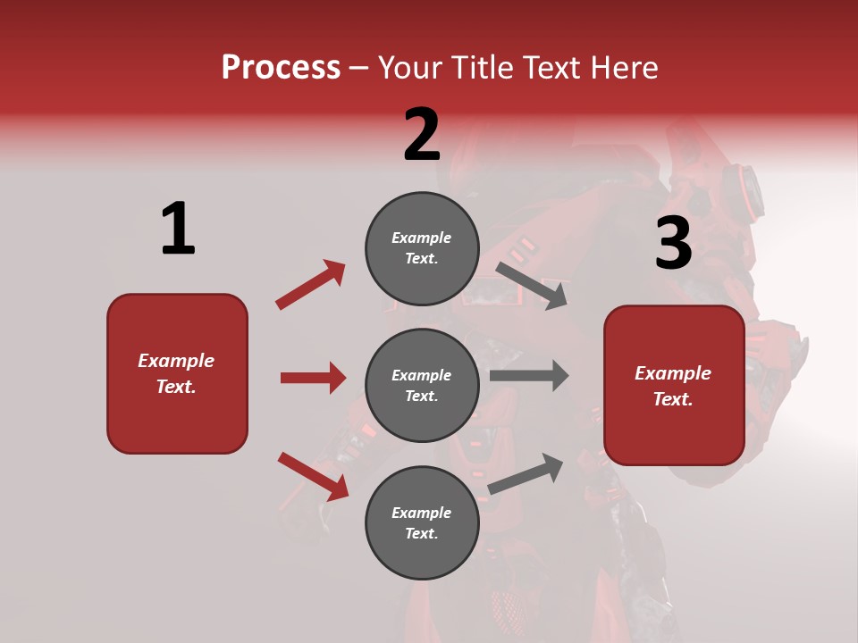 Artificial Steel Soldier PowerPoint Template