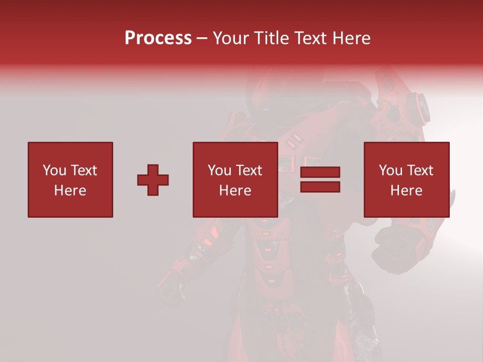 Artificial Steel Soldier PowerPoint Template