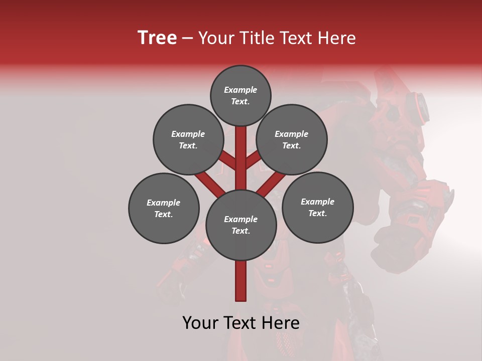 Artificial Steel Soldier PowerPoint Template