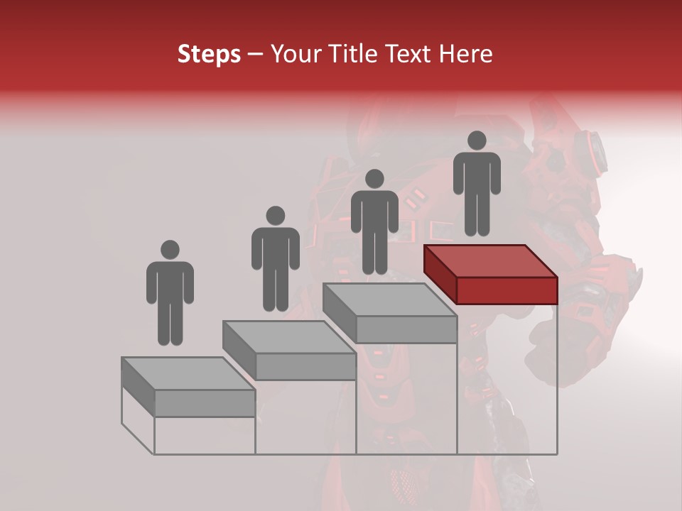 Artificial Steel Soldier PowerPoint Template