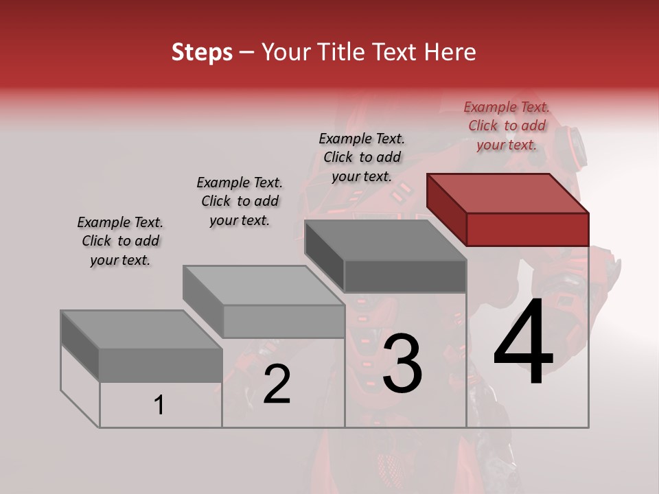 Artificial Steel Soldier PowerPoint Template