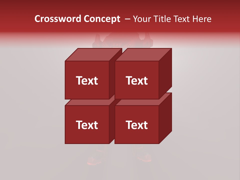 Cyberspace Robot Weapon PowerPoint Template