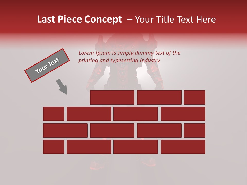 Cyberspace Robot Weapon PowerPoint Template