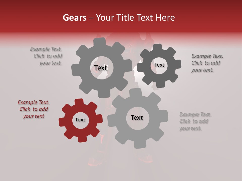 Cyberspace Robot Weapon PowerPoint Template