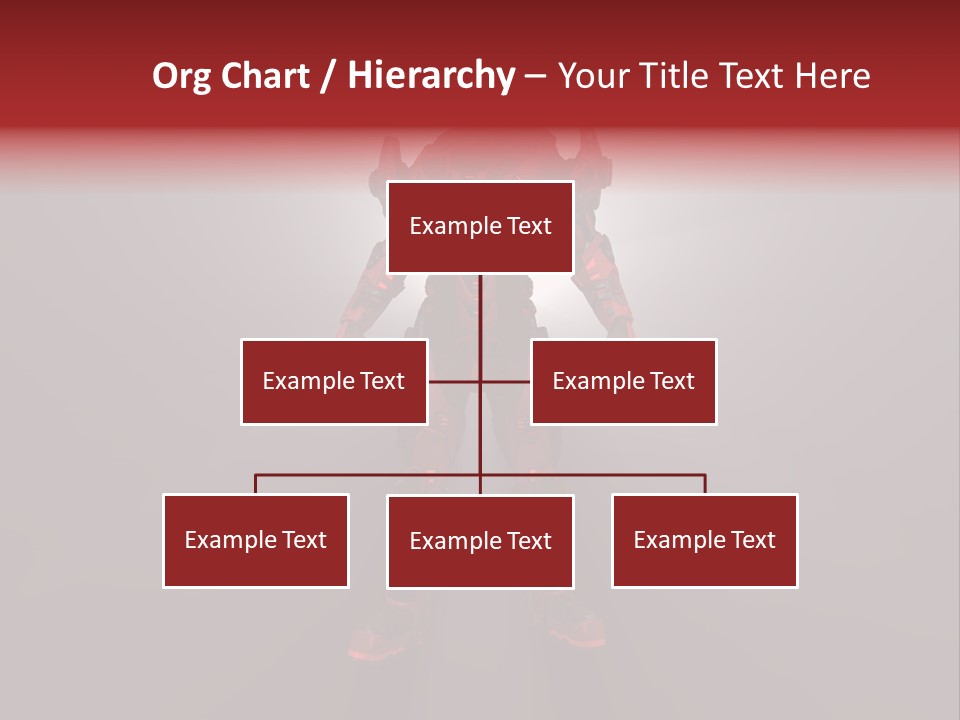 Cyberspace Robot Weapon PowerPoint Template