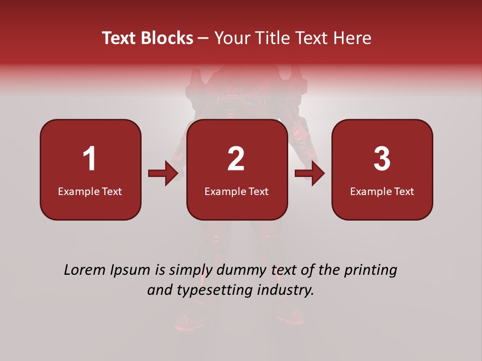 Cyberspace Robot Weapon PowerPoint Template