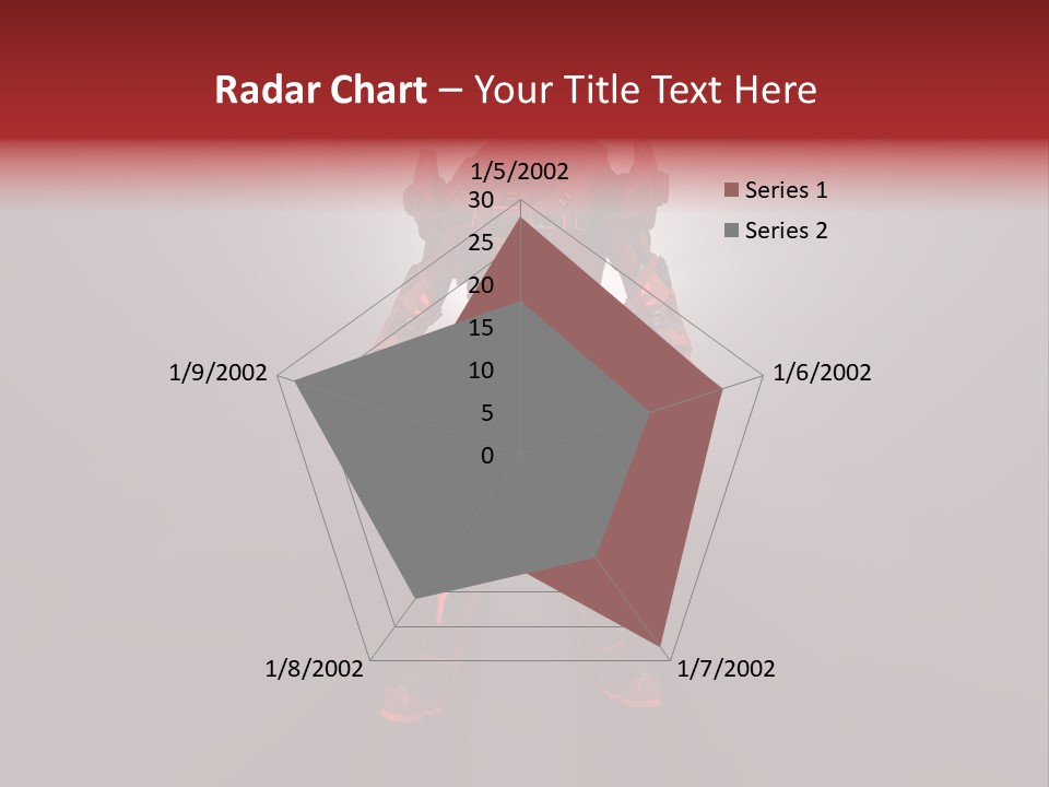 Cyberspace Robot Weapon PowerPoint Template