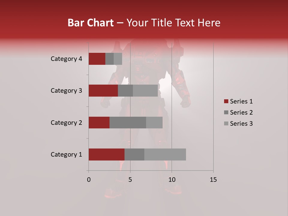 Cyberspace Robot Weapon PowerPoint Template