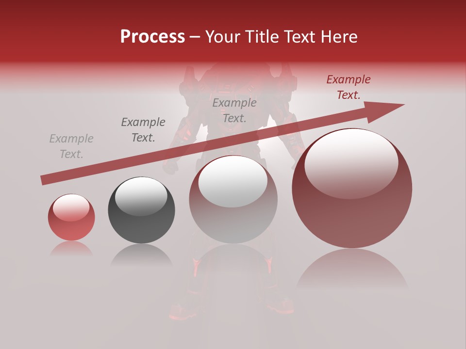 Cyberspace Robot Weapon PowerPoint Template