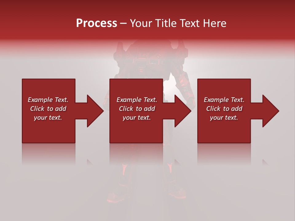 Cyberspace Robot Weapon PowerPoint Template