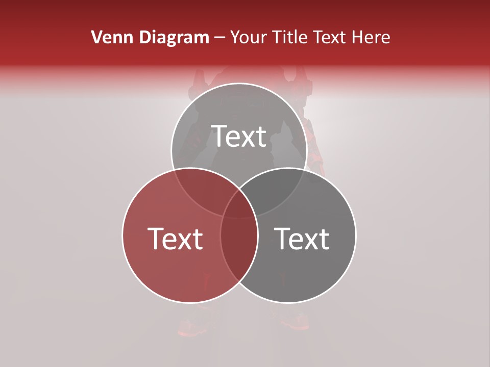 Cyberspace Robot Weapon PowerPoint Template