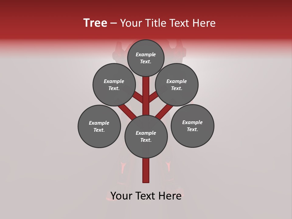 Cyberspace Robot Weapon PowerPoint Template