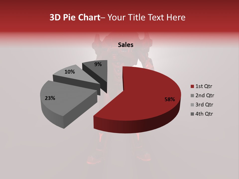 Cyberspace Robot Weapon PowerPoint Template