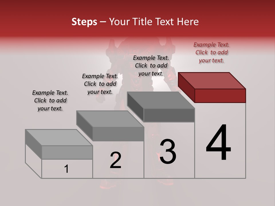 Cyberspace Robot Weapon PowerPoint Template