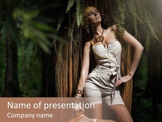 Dress Green Forest PowerPoint Template