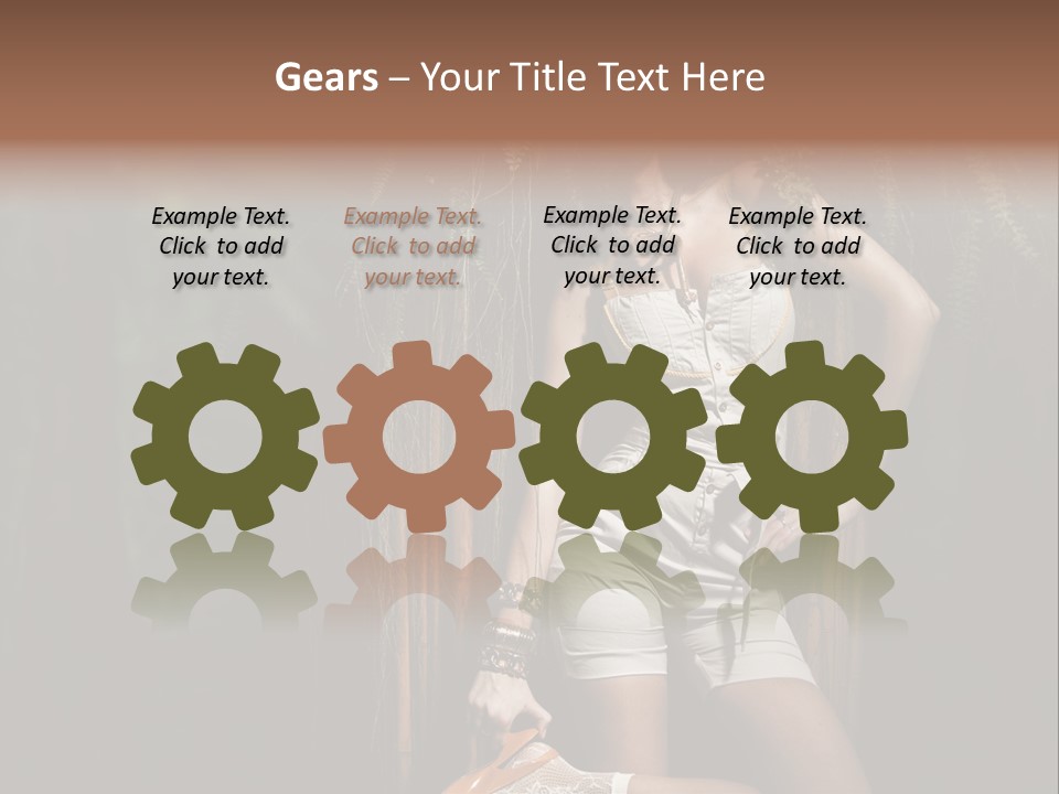 Dress Green Forest PowerPoint Template