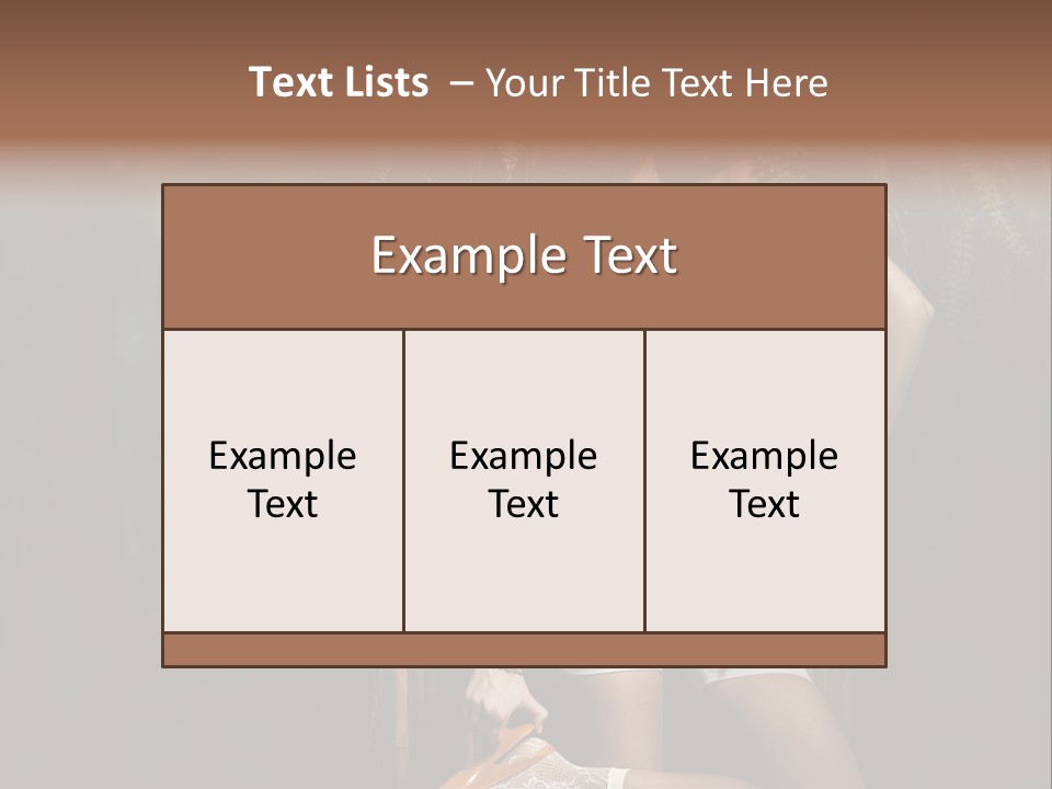 Dress Green Forest PowerPoint Template