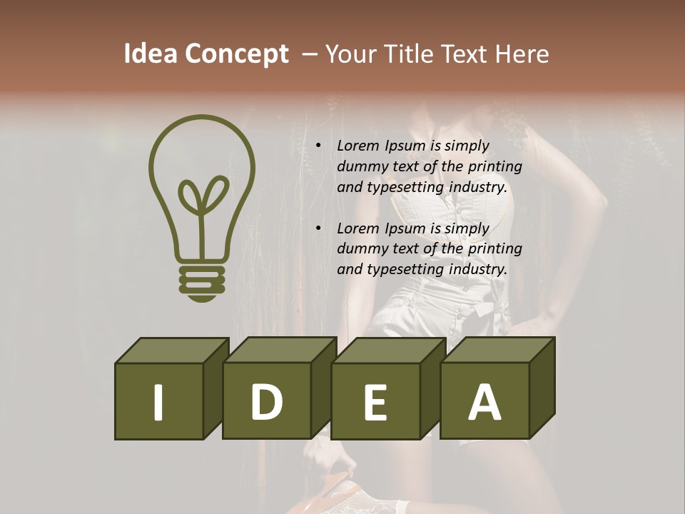 Dress Green Forest PowerPoint Template