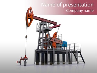 Pipeline Environment Refinery PowerPoint Template