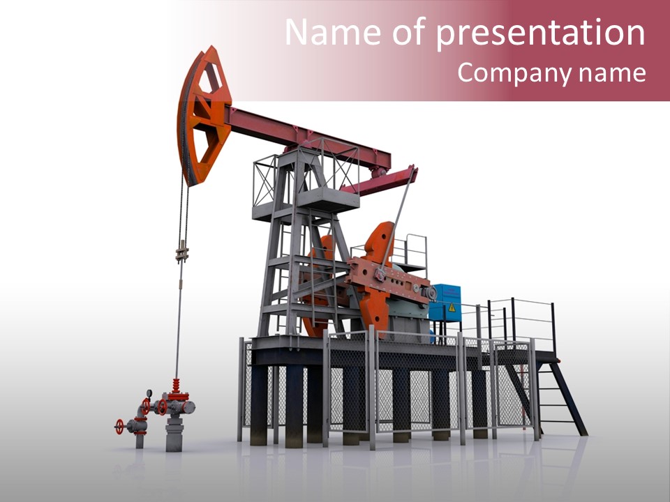 Pipeline Environment Refinery PowerPoint Template