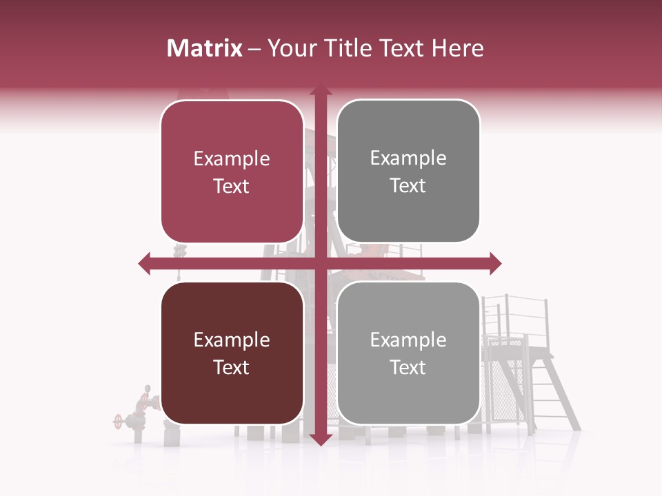 Pipeline Environment Refinery PowerPoint Template