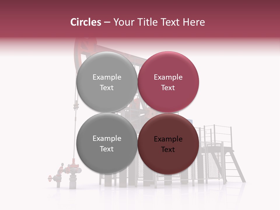 Pipeline Environment Refinery PowerPoint Template