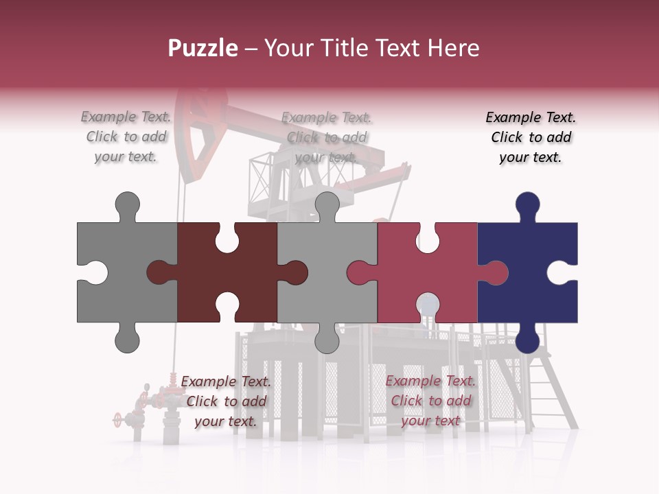 Pipeline Environment Refinery PowerPoint Template