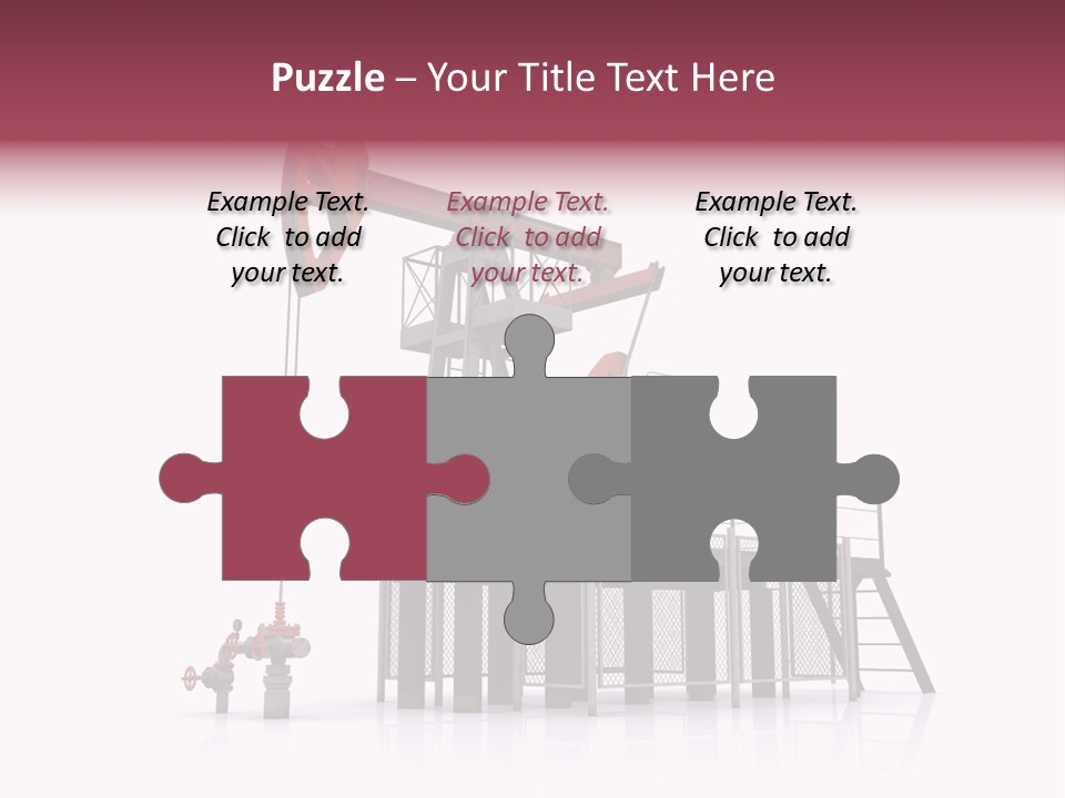 Pipeline Environment Refinery PowerPoint Template