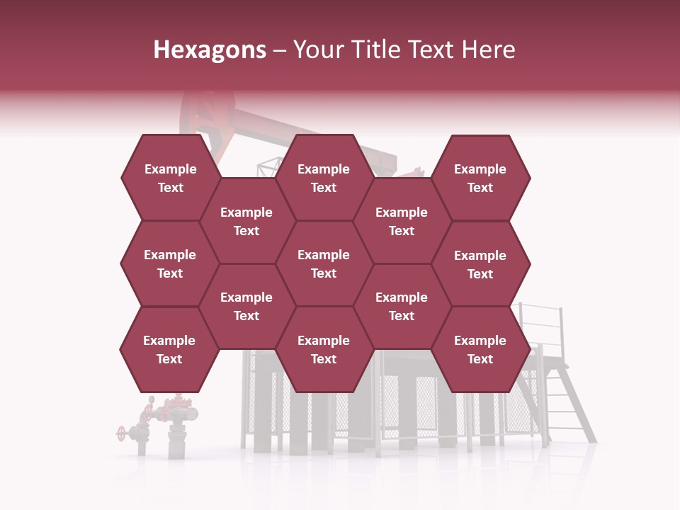Pipeline Environment Refinery PowerPoint Template