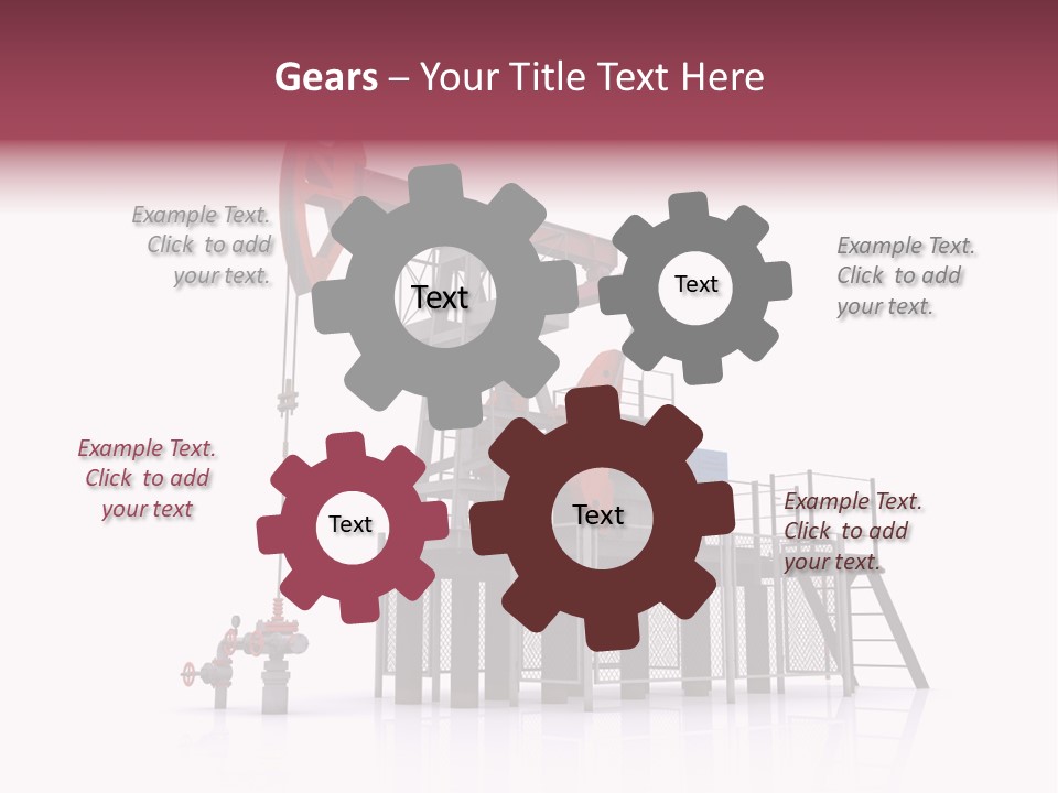 Pipeline Environment Refinery PowerPoint Template