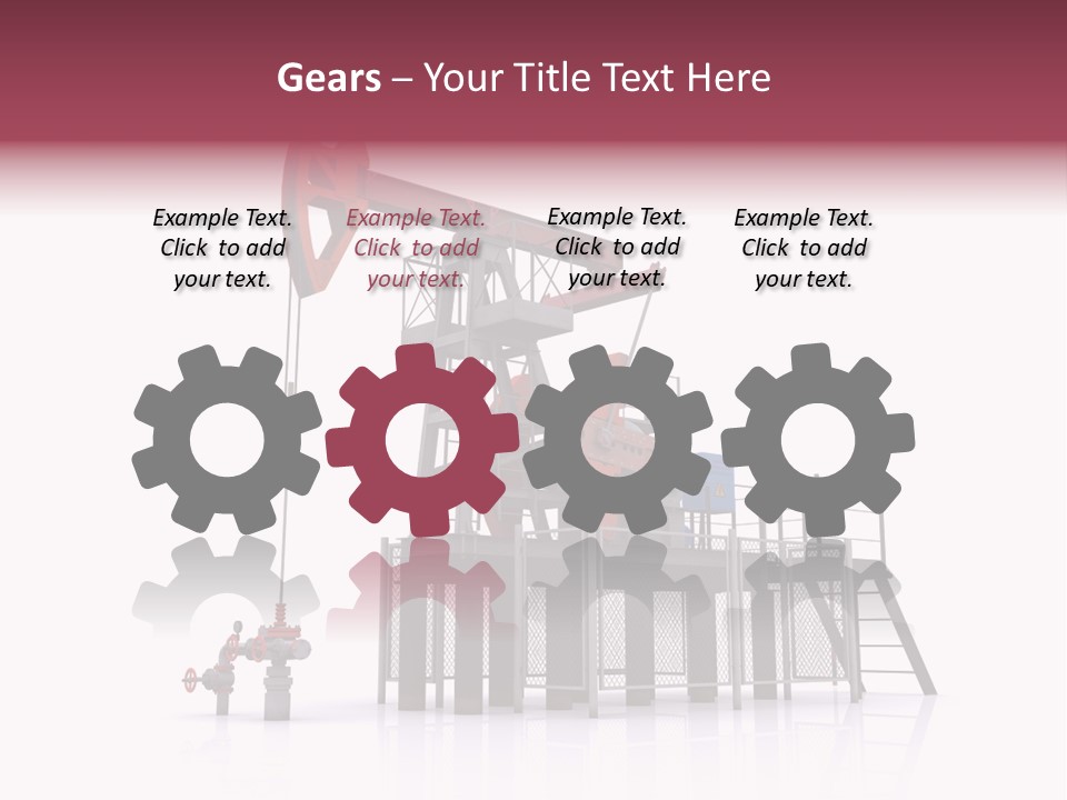 Pipeline Environment Refinery PowerPoint Template