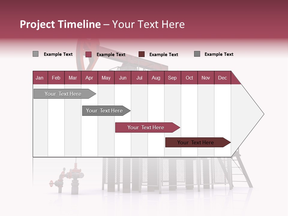 Pipeline Environment Refinery PowerPoint Template