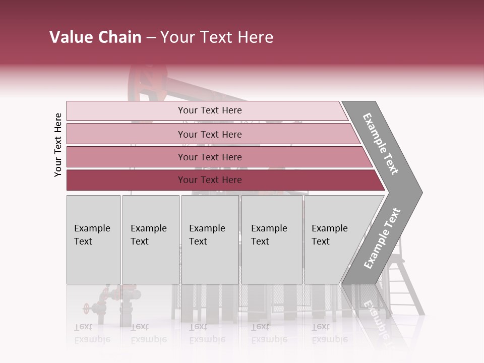 Pipeline Environment Refinery PowerPoint Template