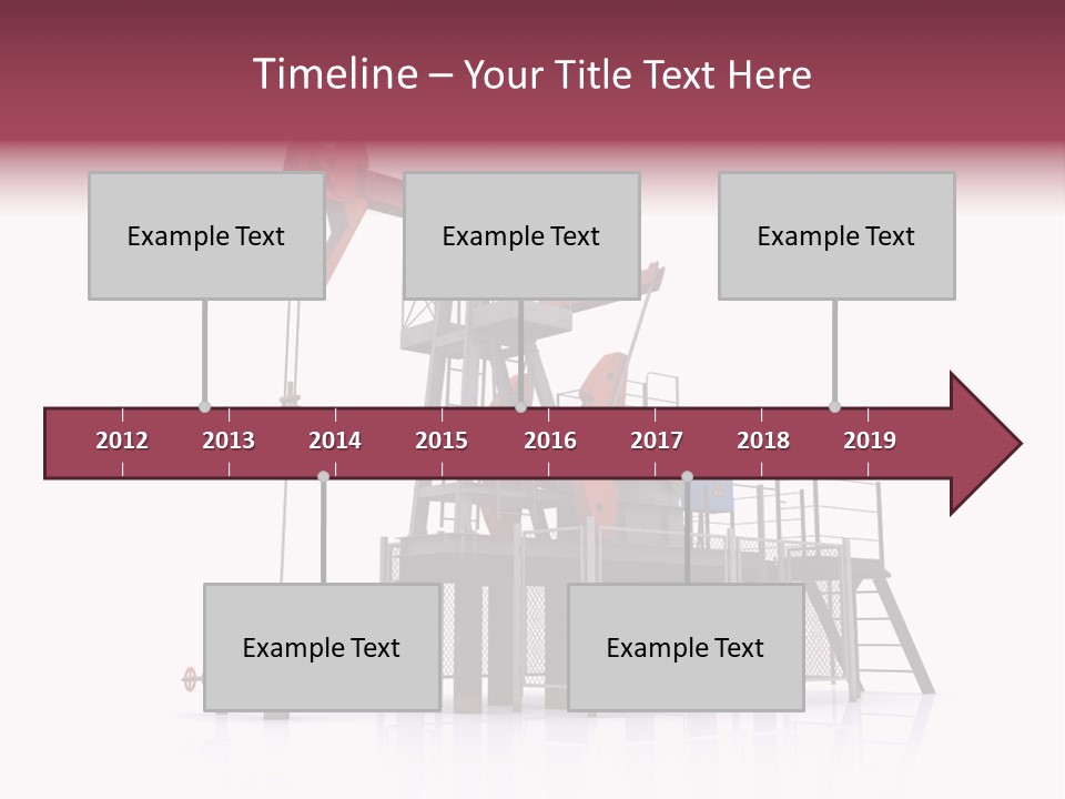 Pipeline Environment Refinery PowerPoint Template