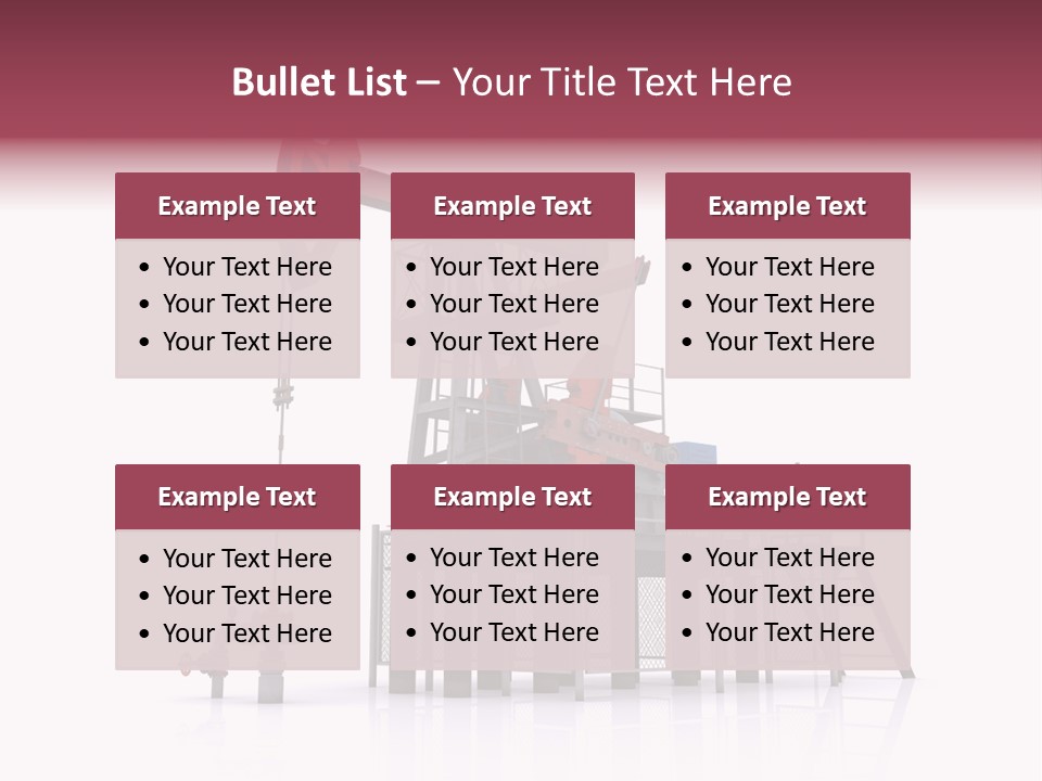 Pipeline Environment Refinery PowerPoint Template