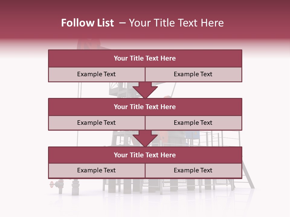 Pipeline Environment Refinery PowerPoint Template