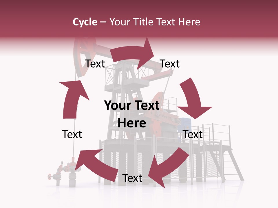 Pipeline Environment Refinery PowerPoint Template