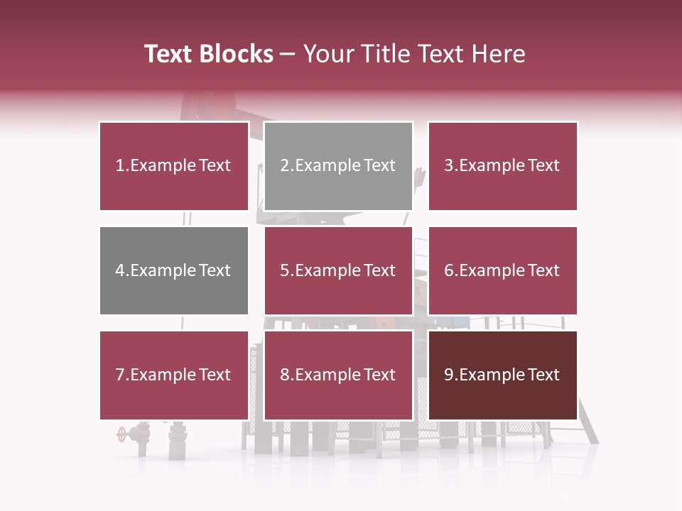 Pipeline Environment Refinery PowerPoint Template