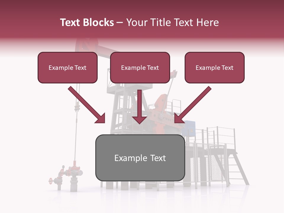 Pipeline Environment Refinery PowerPoint Template