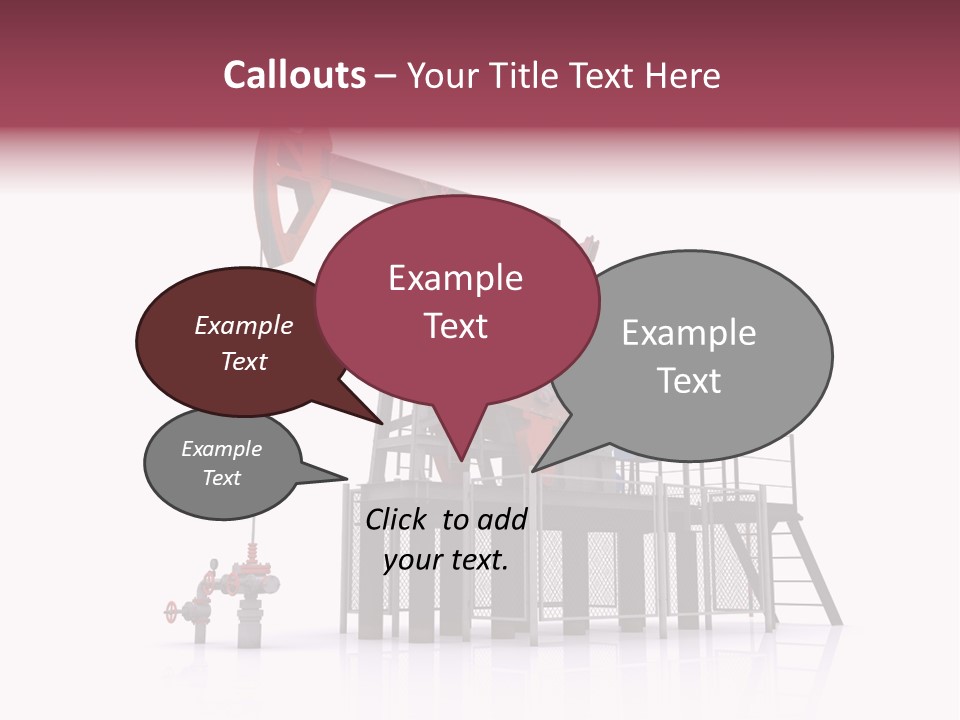 Pipeline Environment Refinery PowerPoint Template