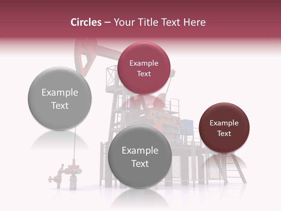 Pipeline Environment Refinery PowerPoint Template