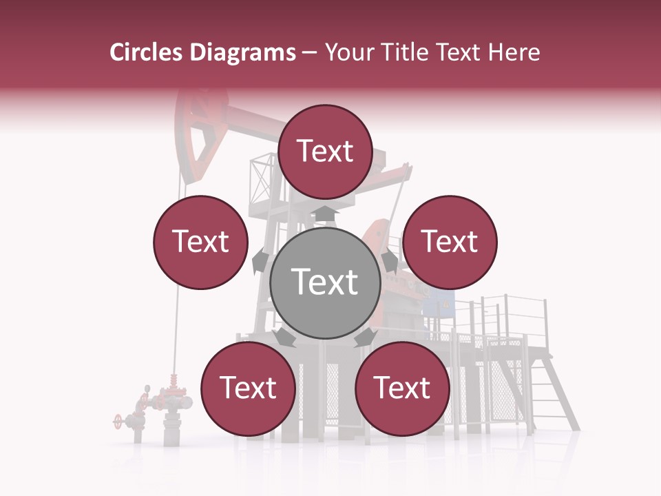Pipeline Environment Refinery PowerPoint Template