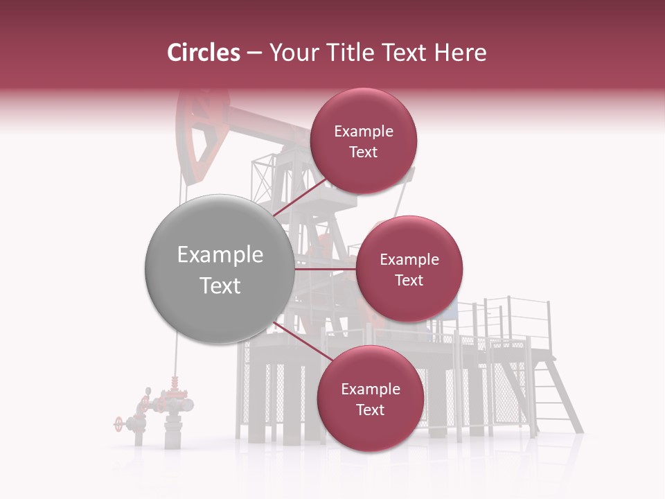 Pipeline Environment Refinery PowerPoint Template