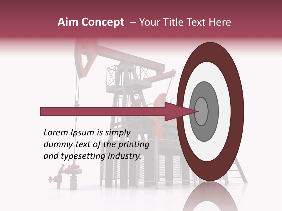 Pipeline Environment Refinery PowerPoint Template