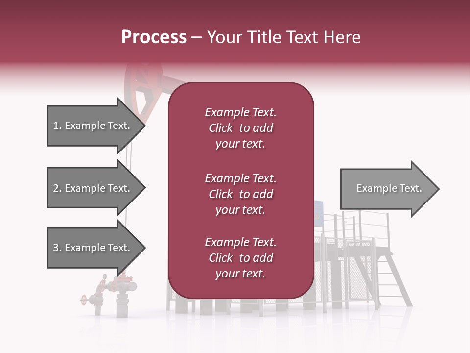 Pipeline Environment Refinery PowerPoint Template