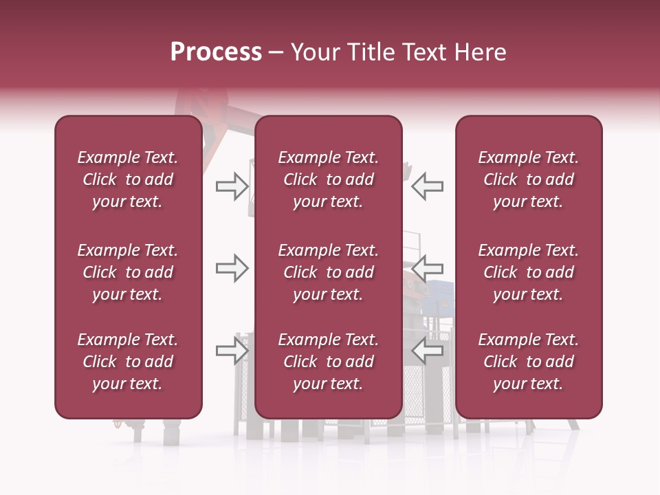 Pipeline Environment Refinery PowerPoint Template