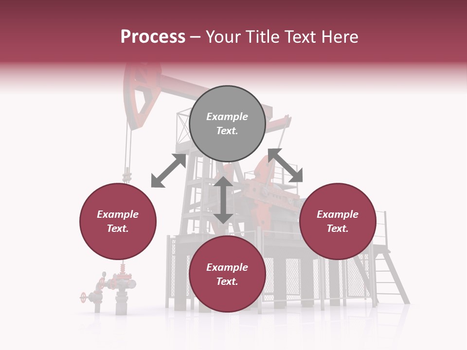 Pipeline Environment Refinery PowerPoint Template