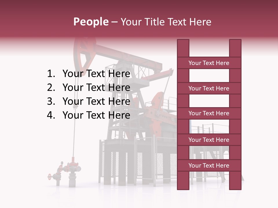 Pipeline Environment Refinery PowerPoint Template