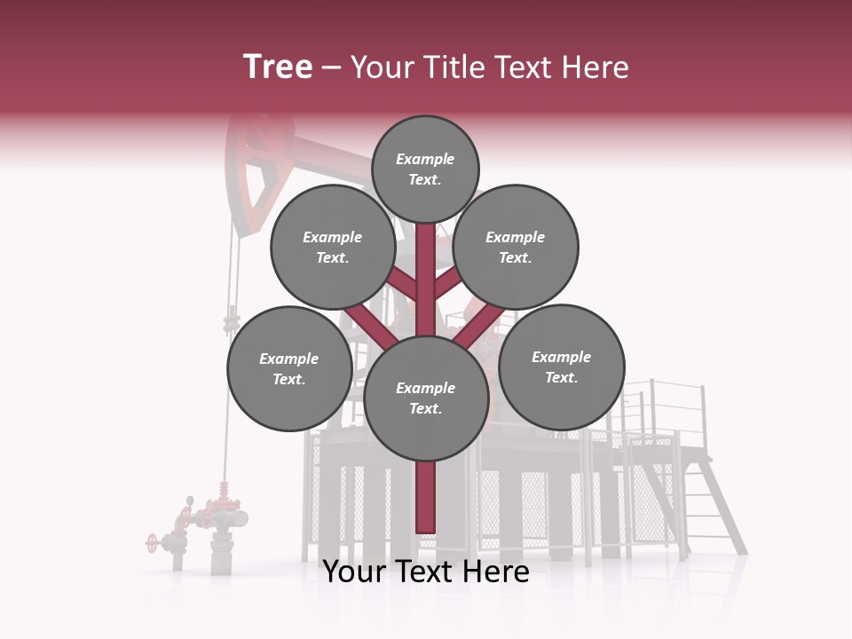 Pipeline Environment Refinery PowerPoint Template