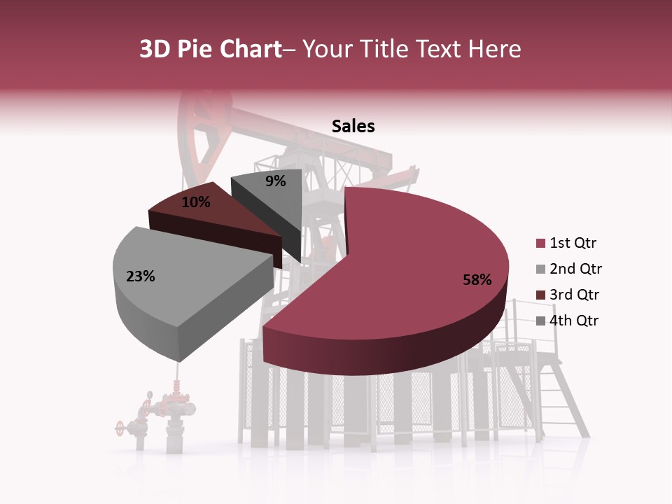 Pipeline Environment Refinery PowerPoint Template